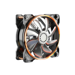 Obraz premium Advanced Cooling Fan Technology on White or Transparent Background.