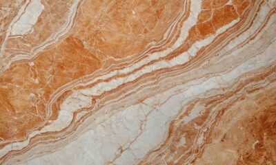 Obraz premium Orange marble texture background. Generative AI