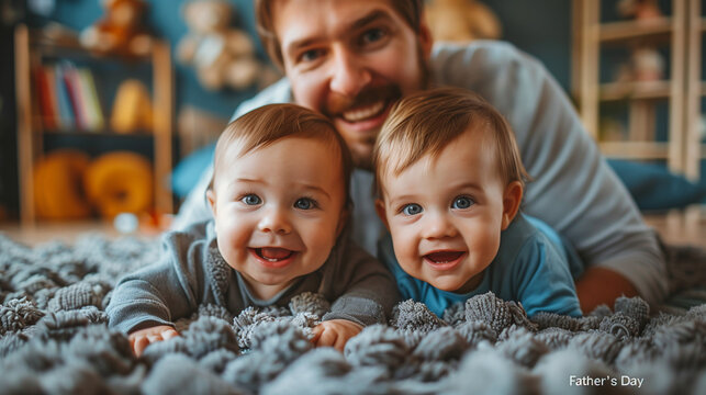 ather playing with his son