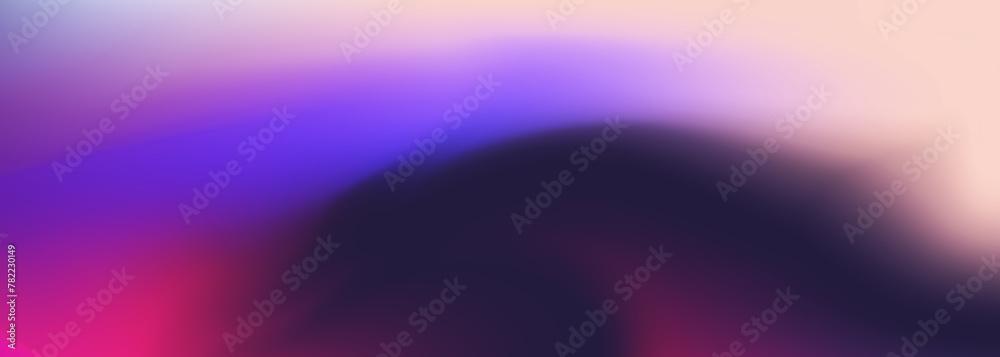Poster Abstract colorful liquid holographic gradient background. Liquid holographic colored creative banner. Blurred soft blend color gradient minimalist background header wallpaper design