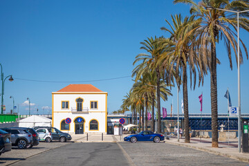 Downtown area of Portimao city