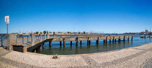Pier of Portimao city