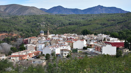 beautiful village Navajas in region Castellon in Spain