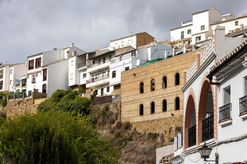 Fototapeta na wymiar Architecture from the picturesque Setenil de las Bodegas village