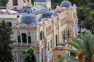 City hall of Malaga city