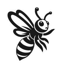 Honey bee 🐝 isolated cartoon set icon. Vector illustration of honeybee on white background. Vector cartoon set icon honey bee .
 - obrazy, fototapety, plakaty