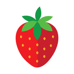 strawberry isolated on white