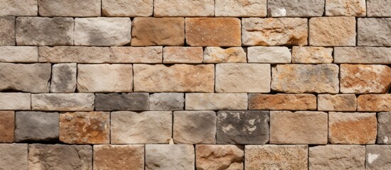 Close-up of a perforated brick wall