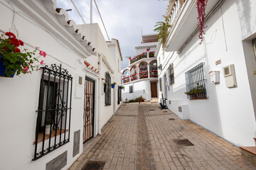 Fototapeta na wymiar Beautiful and charming white village of Mijas