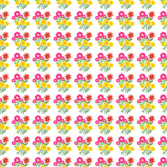 seamless pattern with flowers