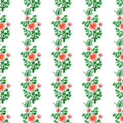 seamless christmas pattern Flower, cactus and gardener patterns
