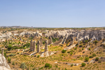 The famous Valley of Love, Ask Vadisi, in Goreme, Cappadocia - 782241572