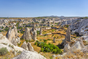 Beautiful view of the fairy chimneys of Goreme - 782241967