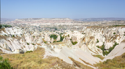 Beautiful view of the fairy chimneys of Goreme - 782242197