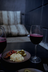 wine and cheese