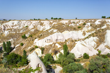 Beautiful view of Goreme National Park and Uchisar village in Cappadocia - 782243370
