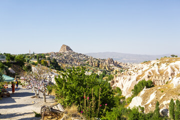 Beautiful view of Goreme National Park and Uchisar village in Cappadocia - 782243547