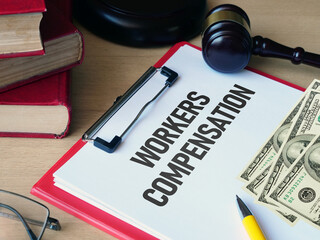 Workers compensation is shown using the text