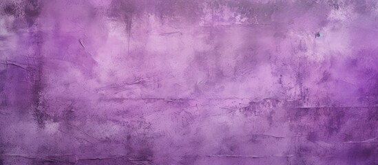 Purple painted wall framed in black