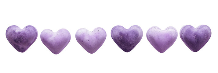 Lavender Hearts Row