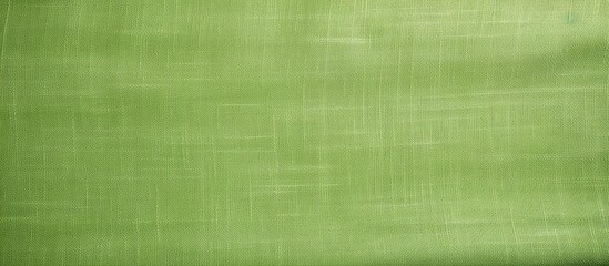 Fototapeta premium Green floral fabric close-up