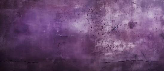 Fototapeta premium Purple paint on wall, black backdrop