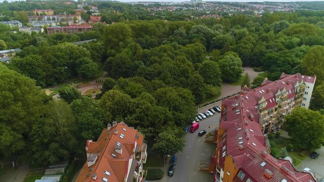 Park Of Culture Slupsk Park Kultury Wypoczynku Aerial View Poland
