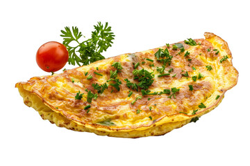 Omelet With Cherry Tomato on the Side