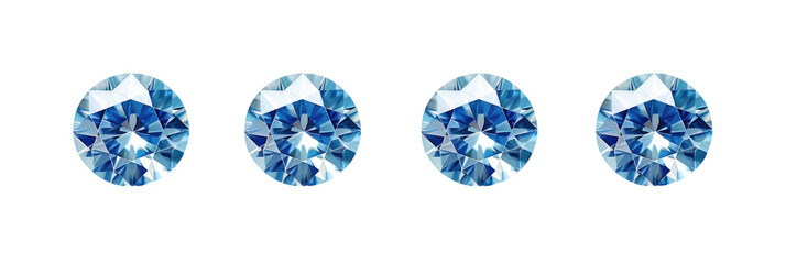 Blue Diamonds Row