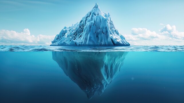 The iceberg model in business, where the observable issues are only a small part of the larger systemic challenges