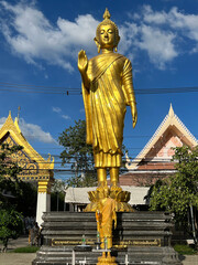 Golden buddha statue at Wat Thatthong