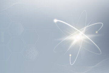 simple atomic business background