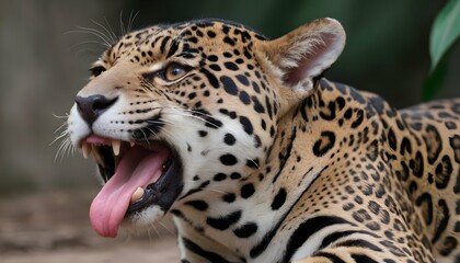 A-Jaguar-With-Its-Tongue-Lolling-Out-In-Exhaustion- 2