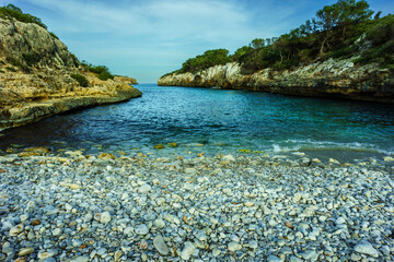 Cala Pilota, Manacor, Mallorca, Balearic Islands, Spain - Powered by Adobe