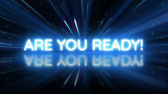 are you ready text message animation