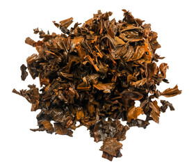 Used Tea Leaves Isolated