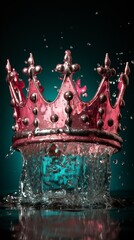 Water Crown - obrazy, fototapety, plakaty