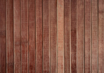 sfondo texture di travi in legno color ciliegio noce scuro rosso