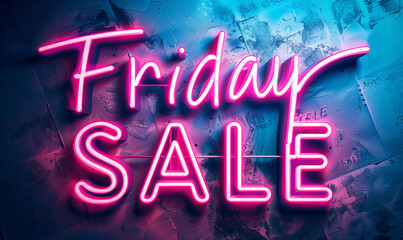 Friday sale for poster banner