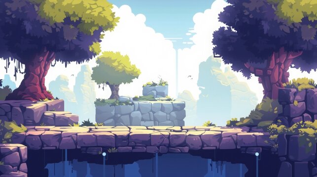 Platform Game Background Images – Browse 72,798 Stock Photos, Vectors ...