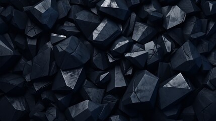 Black rough 3D rock background