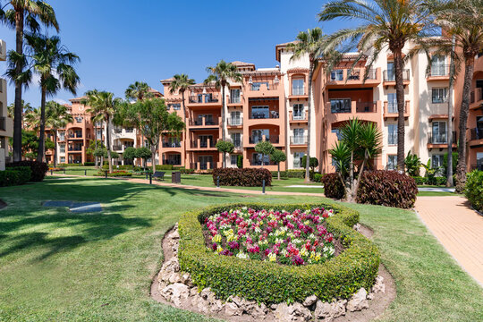 SPAIN, MARBELLA, 25, MAY, 2023: Marriott Hotel Resort - 5 star hotel in Elviria, Marbella district, Costa del Sol, Spain	