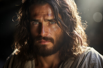 Image representing Jesus Christ. Topics related to the Christian religion. Catholic religious holidays. Christianity. Catholicism. Christian holidays.