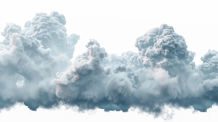 clouds in the sky, isolated, transparent