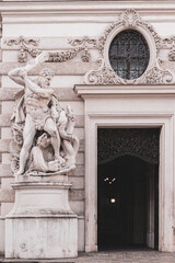 Vienna old town in winter