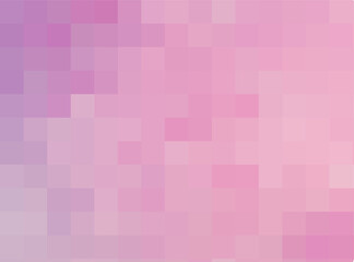 Gradient background from light and dark pink squares. A backing of  pink pixels for publication, poster, calendar, post, screensaver, wallpaper, cover, website. Vector illustration