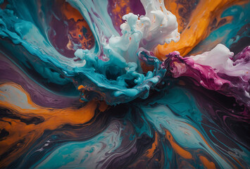 abstract background with liquid colors