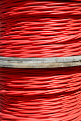 Details of high voltage electrical cable coils for transporting electricity between various...