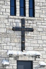 Cross on Church Wall