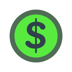 dollar sign icon	
